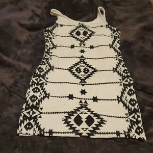 White stretch mini dress from H&M